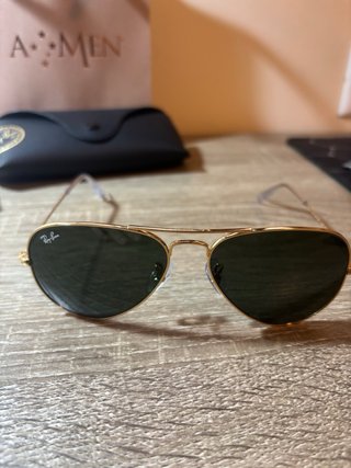 Gafas Ray-Ban Aviator Classic Doradas/Negras
