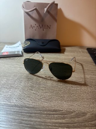 Gafas Ray-Ban Aviator Classic Doradas/Negras