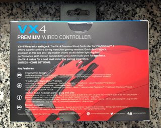 Gioteck VX4 Controller PS4/PC Rosso