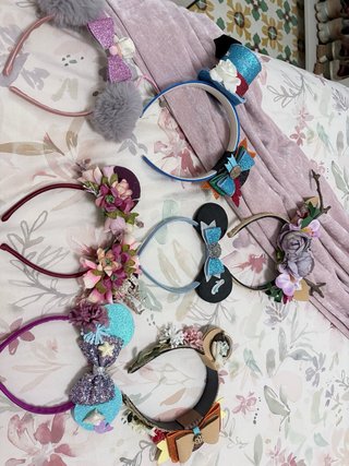 Diademas Disney Flores y Cuernos