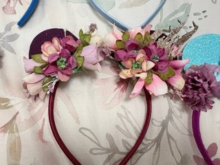 Diademas Disney Flores y Cuernos