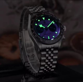 Reloj Pagani Design Cronógrafo Verde/Plata