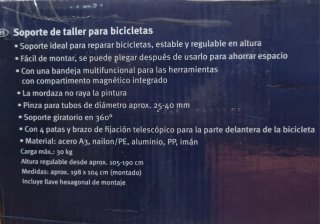 Soporte Taller Bicicleta