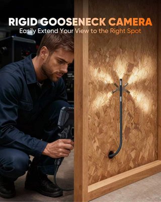 Cámara de inspección Boroscopio de video LCD