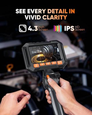 Cámara de inspección Boroscopio de video LCD