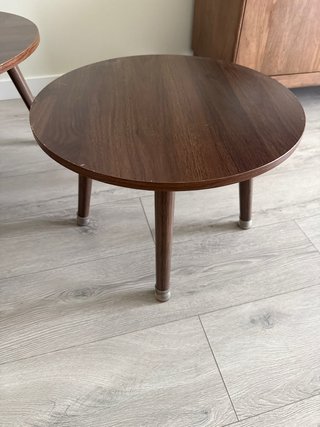 Set di 2 tavolini rotondi