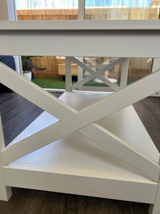Mesa de centro blanca