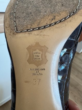 Zapatos vintage Balenciaga piel cocodrilo.