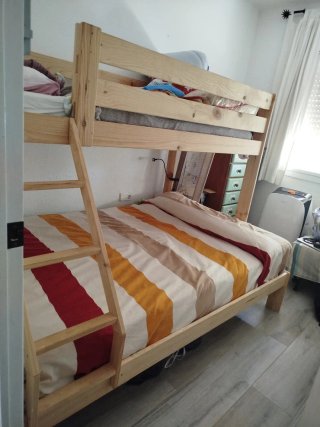 Litera Cama Adulto Madera LUFE