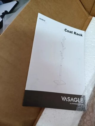 VASAGLE Perchero, Madera Maciza, en Forma de Árbol