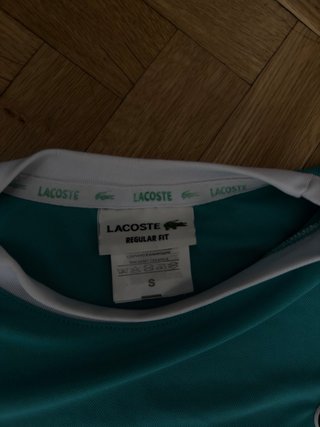 Conjunto Lacoste blanco y verde