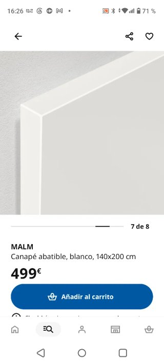 Estructura Cama IKEA MALM Blanca