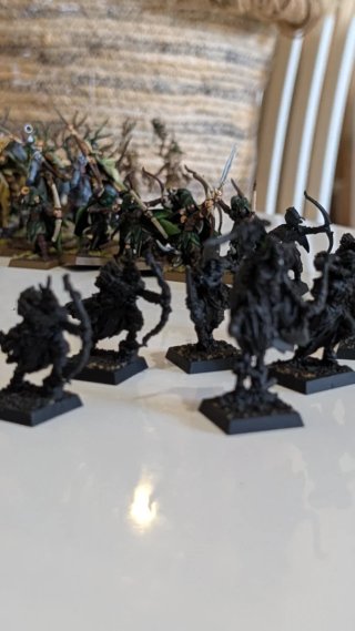 6 Elfos Silvanos Forestales Metal Warhammer