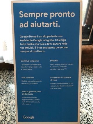Google Home Altoparlante Intelligente