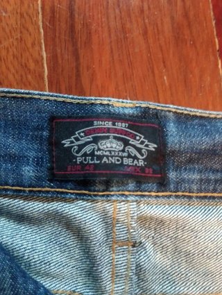 Pantalón vaquero Pull&Bear azul