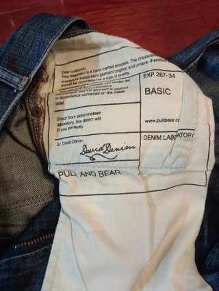 Pantalón vaquero Pull&Bear azul