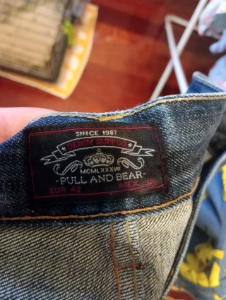 Pantalón vaquero Pull&Bear azul