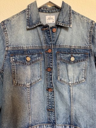 Cazadora Vaquera Denim Essentials Talla S