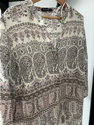 Vestido Massimo Dutti étnico