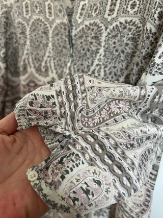 Vestido Massimo Dutti étnico