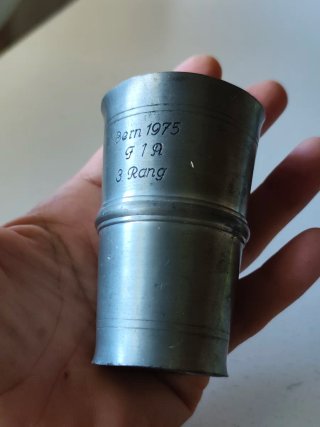 Bicchierino shot SIGG Bern 1975 3. Rang