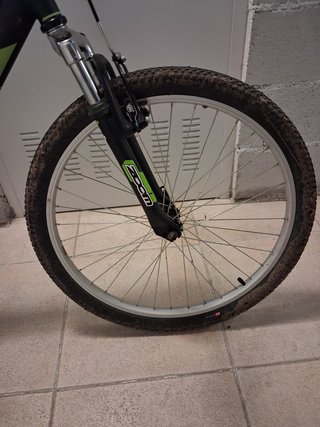 Bicicleta Conor 440 Infantil Negra y Verde
