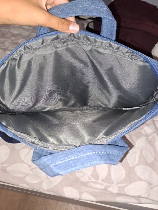 Bolsa ordenador vaquera