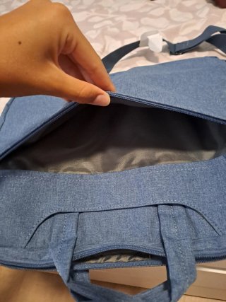 Bolsa ordenador vaquera