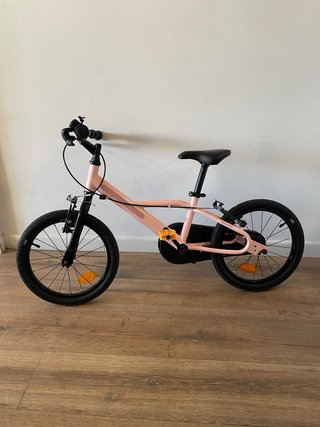 Bicicleta 16 Pulgadas, 4-6 Años Rosa BTWIN