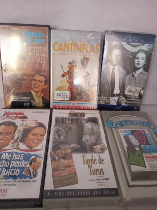 Lote 6 Películas VHS Comedia/Música Español