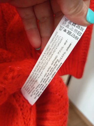 Chaqueta oversize Stradivarius naranja