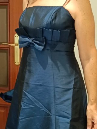 Vestido de fiesta azul
