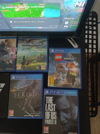 Lote Videojuegos PS4 y PS5: FC 24, FIFA 19, 22, 17