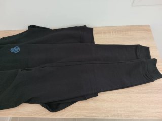 Chándal Oficial Real Madrid Negro Talla 11-12 años