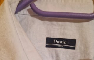 Camisa Dustin doble puño azul 2XL