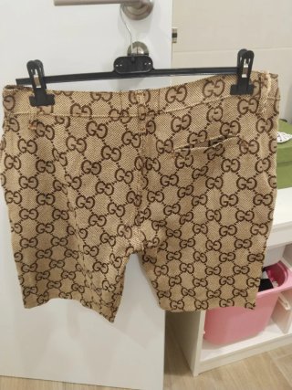 Pantalón Gucci Beige y Marrón