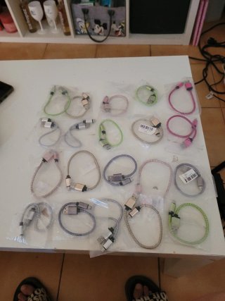 Cables USB Carga y Datos Trenzados