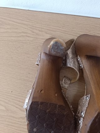 Tacones cobre  y marrones
