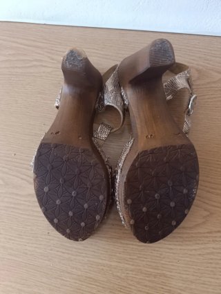 Tacones cobre  y marrones