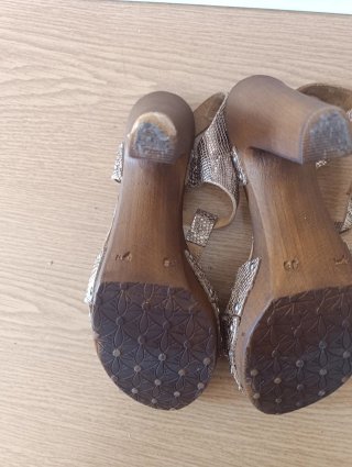 Tacones cobre  y marrones
