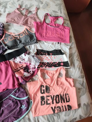 Lote Ropa Gimnasio Mujer Adidas Puma Reebok