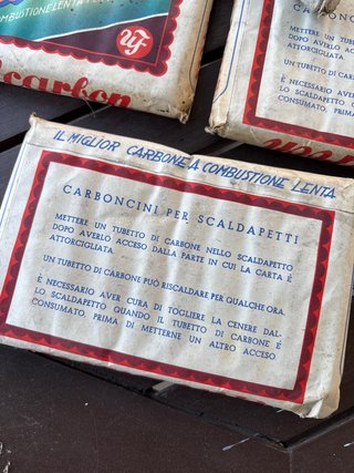 Italcarbon Carboncini per scaldapetti 4 lotti