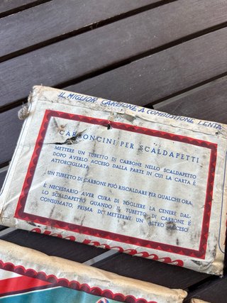 Italcarbon Carboncini per scaldapetti 4 lotti