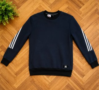 Sudadera Adidas Negra y Blanca