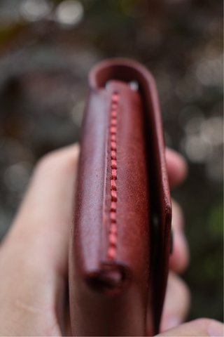 Tarjetero/cartera cuero Badalassi Carlo Pueblo