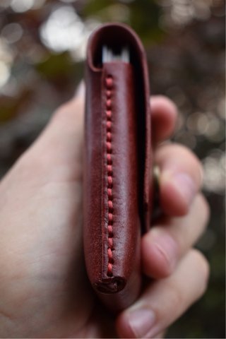 Tarjetero/cartera cuero Badalassi Carlo Pueblo
