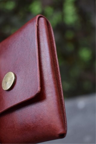Tarjetero/cartera cuero Badalassi Carlo Pueblo