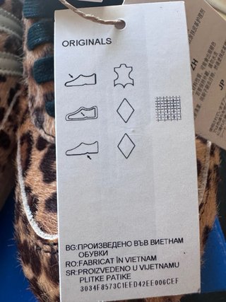 Adidas Samba Piel Animal Print T.39. 1/3