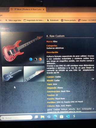 Guitarra Eléctrica Riley Raw Custom