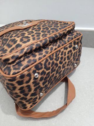 Mochila estampado leopardo